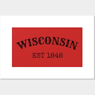 Wisconsin Est 1848 Posters and Art